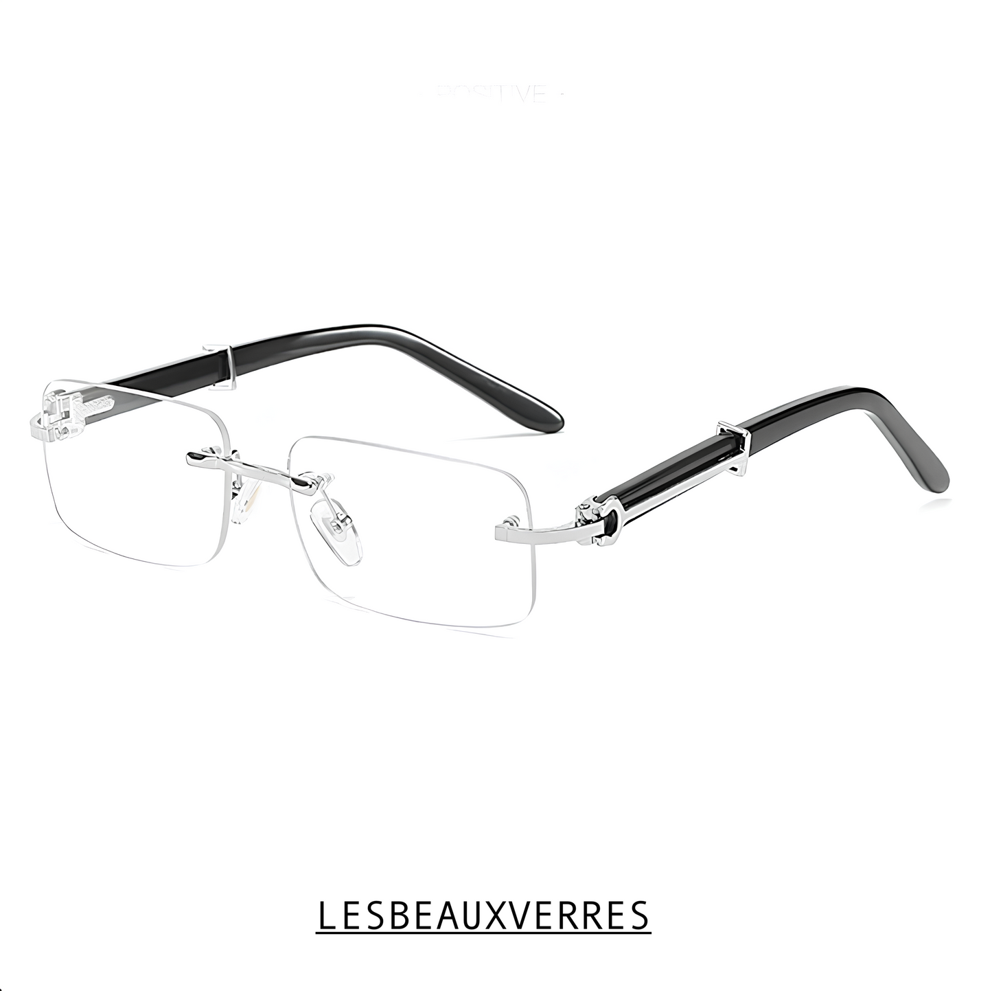 Lunette de soleil carré sans monture luxe mixe - 2025