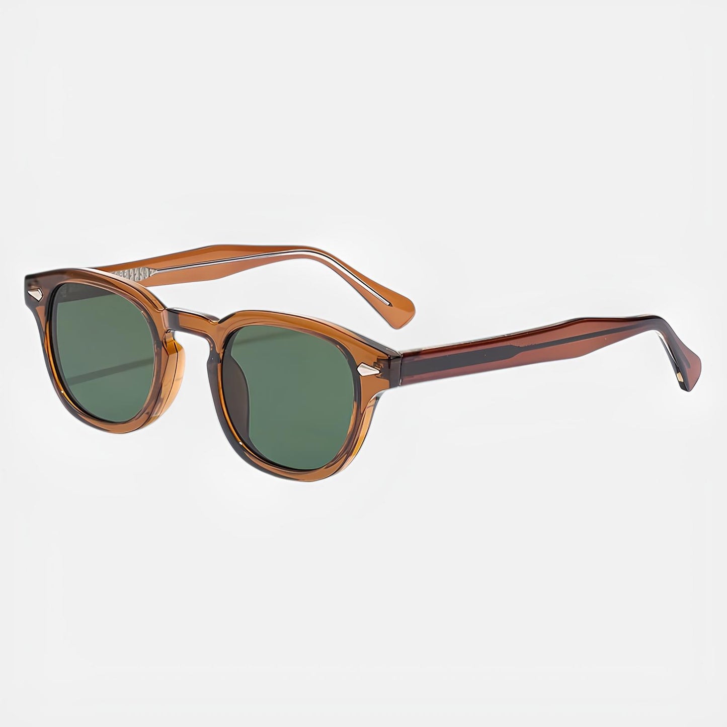 Solaris Wire Fine Éclat - Lunettes Orange Vert Foncé | Les Beaux Verres