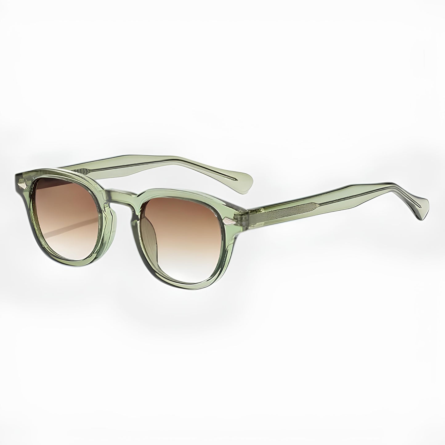 Solaris Wire Fine Éclat - Lunettes Vert Marron | Les Beaux Verres