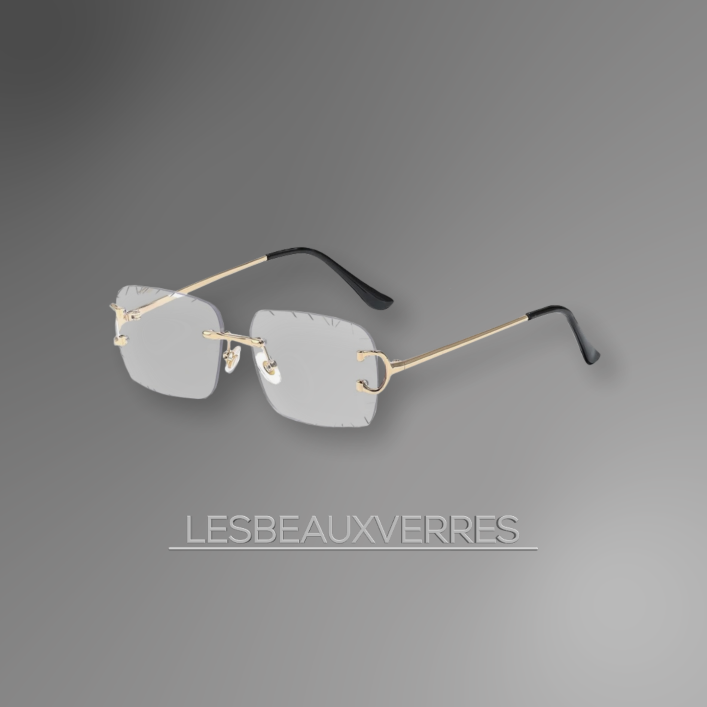 Lunette de soleil Verre Dégradé, effet "Cartier" dégradé, petite monture 2025