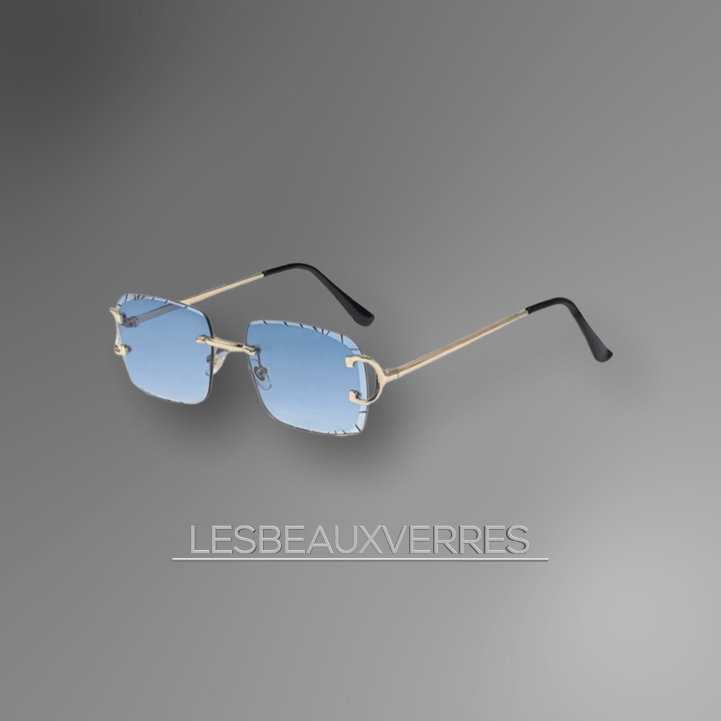 Lunette de soleil Verre Dégradé, effet "Cartier" dégradé, petite monture 2025