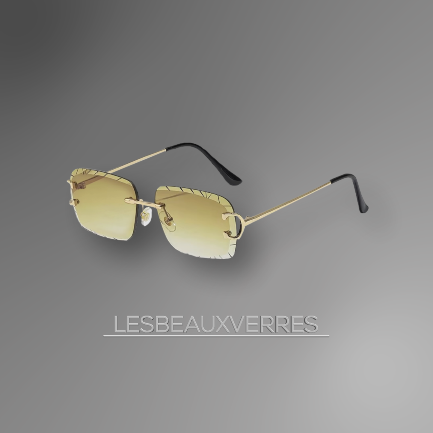 Lunette de soleil Verre Dégradé, effet "Cartier" dégradé, petite monture 2025